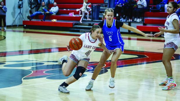 Lady Cub #4 Mackenzie Berngen continues to give defenders nothing but trouble and is that great all-around player that every team needs. She excels in offense and defense. Her drive to the basket through defenders is always exciting to watch and often dra