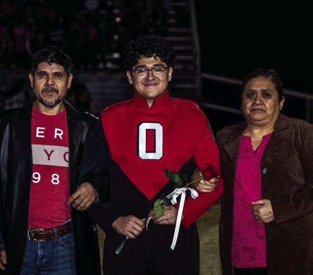 Jose Melchor. Escorted by: Eustaquio Melchor and Margarita Rangel. Activities: POOHS - 3 years, track - 3 years, and Powerlifting - 1 year.