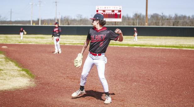 OHS Cub Kanton Rodgers will start at first base for the Cubs this season. Photo by Will Sadler