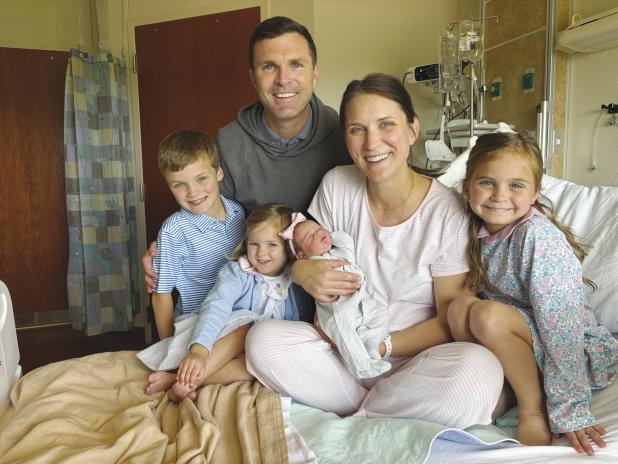 Olney Mayor Rue Rogers and wife Anna Rogers welcomed their fourth child, Beatrice Ann, just before midnight on April 6. There is deep family history behind the little one’s name: Anna’s mother’s grandmothers were named Beatrice and Anne. Rue’s mot