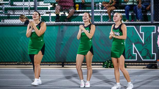 Often the seventh team member of any Bobcat game under the Friday Night Lights is the NHS Cheerleaders and fans that pack the stands, rain or shine, home or away. The stands are always a sea of green because Newcastle is one big extended family that alway