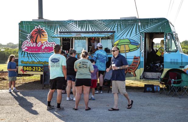 Jenn & Joe’s Jetty Joint was a local favorite at the Olney in America celebration on July 2 and helped feed the hungry attendees. Photo by Will Sadler