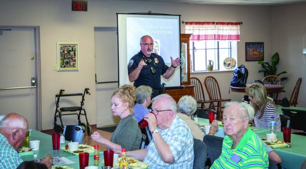 Active Shooter Class at Senior Cub Center