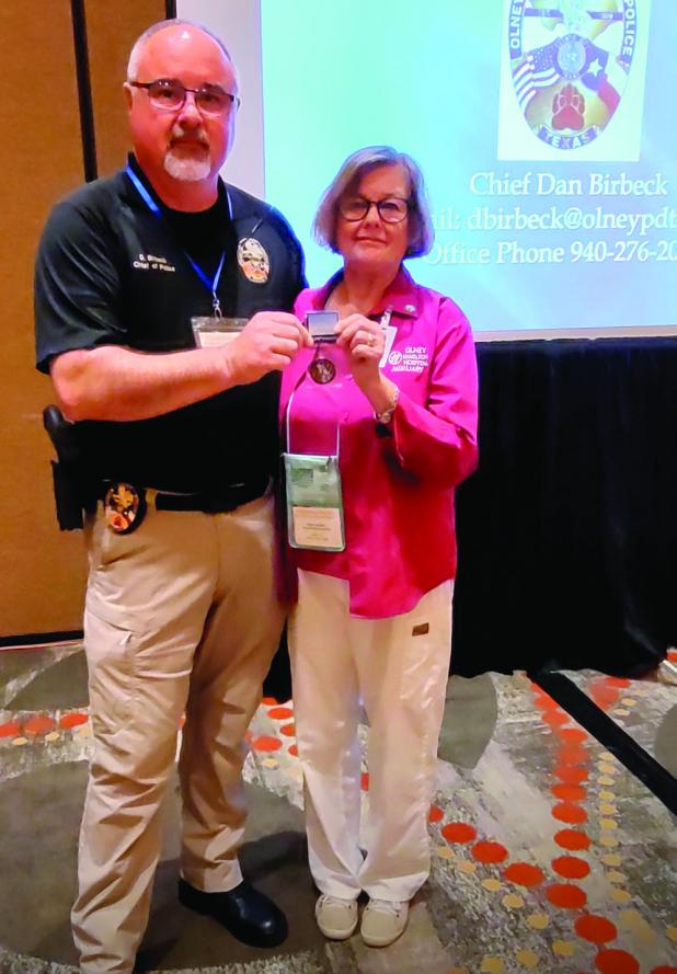 Chief Birbeck headlines at hospital volunteer convention in San Marcos