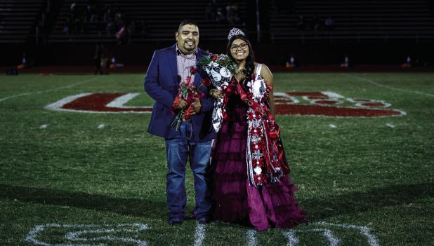 This year’s OHS HOCO Queen is Allison Alvarado, escorted by proud father Vico Alvarado. Congratulations! Photo by Will Sadler