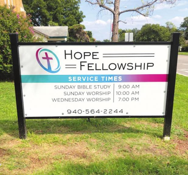 Hope Fellowship Installs Its New Sign