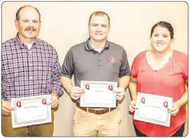 Olney ISD honors principals’ achievements at Oct. meeting