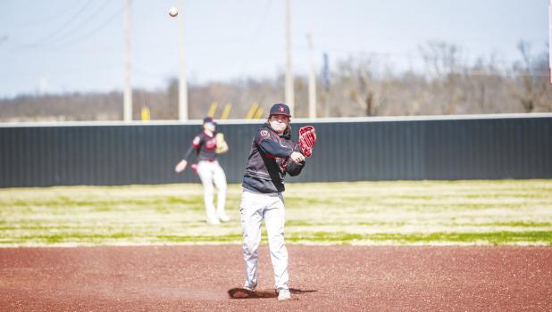 OHS Cub Russell Warner has short second base nailed down this season for the Cubs. Photo by Will Sadler