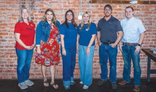 The Olney Chamber of Commerce welcomed Virginia’s House to its Quarterly Luncheon. L-R: ACE Hardware co-owner Kris Camp, Chamber director Kimberly Smith, Virginia’s House executive director Kaci McKinzie, Virginia’s House, Morgan Shook of Virginia’s House, Chamber board members Eric Loggins and Jonathan Rodgers. Photo by Will Sadler
