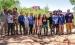 The OHS students celebrate at Mineral Bottom take-out point after completing a 67-mile canoe trip on the National Outdoor Leadership School trip to Green River in Utah. L-R: Will Stewart, Maddox Johnson, Sawyer Edgington, Morgan Simmons, Ava Stewart, Kail