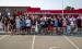 OHS Seniors pose for a photo before painting the street in front of the high school. Left to right: Cheyanne Burger, Makayla Strawbridge, Blaize DeVries, Kaydence Tackett, Case Gray, Ariel Herrera, Benjamin Baran, Ryder Lisle, Alyvia Vega, Josh Hart, Bray
