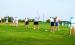 Golfers attending the Olney Country Club’s McClatchy Tourney warm up before tee off on the driving range and putting green. Photo by Will Sadler