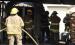 Olney firefighters quickly put out a fire in the pit room behind Big Luv’s BBQ on West Main Street on Friday, Sept. 18 at about 2:15 p.m. The blaze damaged the restaurant’s smoker, dubbed Mama Jane, and the family is seeking funds to get it fired up a