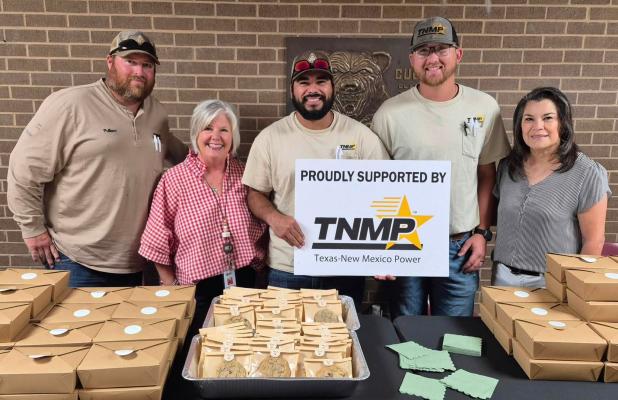 Texas-New Mexico Power sponsored the Back to School luncheon for Olney ISD teachers. The luncheon was catered by The Well & Table, a new Christian cottage-based catering company in Olney. Photo courtesy of Olney ISD