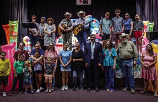 Olneyites with talent took the stage last yera to help the Olney Senior Cub Center raise money for its feeding programs. This year, the Cub Center hosts its Second Annual Variety Show on July 13 at 6:30 p.m. Photo by Will Sadler
