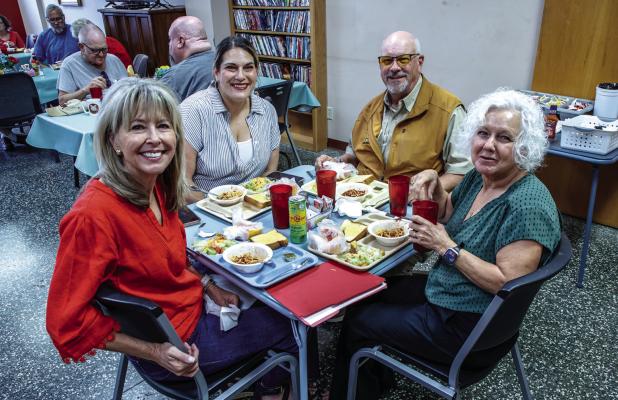The Olney Cub Center celebrated Texoma Gives with a lunch and seminar about the impact and struggles of the Aging population. Texoma Gives is a 16-hour event of online giving, designed to boost donations to non-profits. Lunch mates shown in photo for the
