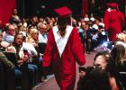 Students, parents, family and friends pack the auditorium to overflow for the 2026 Olney High School Graduation Ceremony on the evening of May 15. Photo by Will Sadler