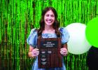 Ladycat Mattie Dollar received the Most Outstanding Athlete during the NHS Athletic Banquet. Photo by Will Sadler