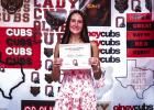 OHS Lady Cub Oaklan Hopkins was presented as a Volleyball Newcomer of the Year. Photo by Will Sadler