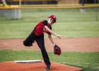 Olney Cub #9 Cash Reed pitched a great game and helped secure the Cubs Championship win! Photo by Will Sadler