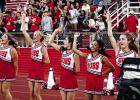 The OHS Cheerleaders kept the Cub fans in the game with spirit filled cheers, dance routines and stunts. Photo by Will Sadler