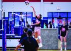 A Ladycat sends a kill shot rocketing towards defenders. Photo by Will Sadler