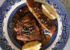 Pan-Seared red snapper with capers