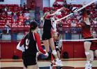 Lady Cub #20 Natalie Simmons dealt out plenty of power and kills during the matchup with 18 kills!! Photo by Will Sadler
