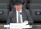 Olney rancher Shad Sullivan testifies on April 21 to the U.S. House Committee on Oversight and Government Reform n a roundtable titled “Farming on Trial: The Growing Use of Lawfare Against American Agriculture.” Mr. Sullivan is the property rights cha