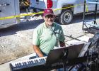 “The Piano Man” Greg Buenger was one of two performers, a local favorite of many. Photo by Will Sadler