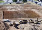 The new, single-story First State Bank building in Graham is expected to be completed in summer of 2027. It will feature a drive-thru lane large enough to accommodate pick-ups hauling cattle trailers. Photo by Will Sadler
