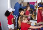Kids visit downtown, museum