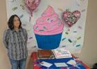 The Young County-Olney Senior Cub Center celebrated February birthdays with chocolate and vanilla cakes provided by Lora Weems. Happy birthday to Gail McBride, and (not pictured) Marva Lemmer and Peggie Snodgrass. Photo courtesy of Young County Olney Seni