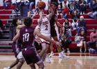 OHS Cubs #2 Ryder Lisle was crucial for the Cubs against Seymour, putting up 21 points with 2 bombs from outside the line, a flurry of free throws made while driving to the basket through Panther defenders. Photo by Will Sadler