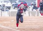 OHS Lady Cub #5 Morgan Simmons had 3 at bats, 1 run and 2 hits against the Lady Panthers. Photo by Will Sadler