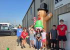 Kids gathered in 100-plus degree heat to cheerfully celebrate Christmas in July during the penultimate week of camps at The Refuge in Olney. Photo provided by The Refuge