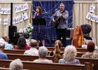 Melissa and Chad Edgington opened the two-hour show with duets of gospel music, leading the way for an evening of soulful and sometimes lighthearted entertainment. Photo by Will Sadler