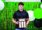 Bobcat Cooper Clayton received the Most Improved Athlete during the NHS Athletic Banquet. Photo by Will Sadler