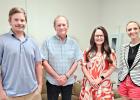 At the May 12 meeting, the Olney Independent School District Board of Trustees administered the oath of office to two returning Trustees, Hannah Stewart and Summer Branum, and two new members, Reid Miller and Kelly Mahler. Mrs. Branum was re-elected as bo