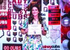 Morgan [Mo] Simmons Received the Lady Cubs Softball Team MVP Award. Photo by Will Sadler