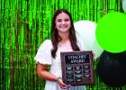 Ladycat Emma Hawkins received the Coaches Award during the NHS Athletic Banquet. Photo by Will Sadler