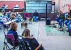 Local community members braved the chilly night air to enjoy a free concert featuring Race Rickett and Nick Brumley at Archer & Gunn Mercantile’ s fifth anniversary celebration, which featured in-stores discounts, jewelry-making demonstrations and n