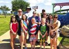 Olney scouts headed to Wichita Falls on Memorial Day to compete in the NOrthwest Texas Council’s 2026 Scout Day at Castway Cove Waterpark. Back Row, (L-R): Heather Garcia, Chris Garcia, Julia Fletcher, her daughter Piercelynn, Chuck Murphy, Rhonda Phill