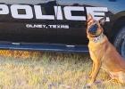 Olney PD K9 Receives Protective Vest