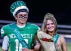The Newcastle Bobcats took on the Guthrie Jaguars in a homecoming contest that ended in a 50-0 blowout for the Bobcats. The Homecoming Queen and Hero were crowned at halftime. Your 2026-27 NHS Homecoming Hero (L) is Keegen Voyles and Homecoming Queen (R)