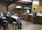 A proposed data center that could bring tens of millions of dollars to Olney’s hospital district in the coming decade is drawing opposition from a group of landowners, who met in Loving on Nov. 4 to organize a campaign to stop it. Photo by Gina Keating