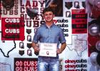 Maddox Johnson Received the Cub Baseball Offensive MVP Award. Photo by Will Sadler