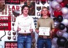 A pair of OHS Cubs received the Cub Pride Award for Cross Country, Sawyer Edgington [L] and Caden Lane [R]. Photo by Will Sadler
