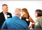 County judge candidate Joe Finfrock meets with voters