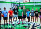 Older Newcastle student athletes grade 6 through 12 also had the opportunity to enjoy summer basketball camp hosted by Coach Lane Dollar and sister Mattie Dollar. Photo by Will Sadler